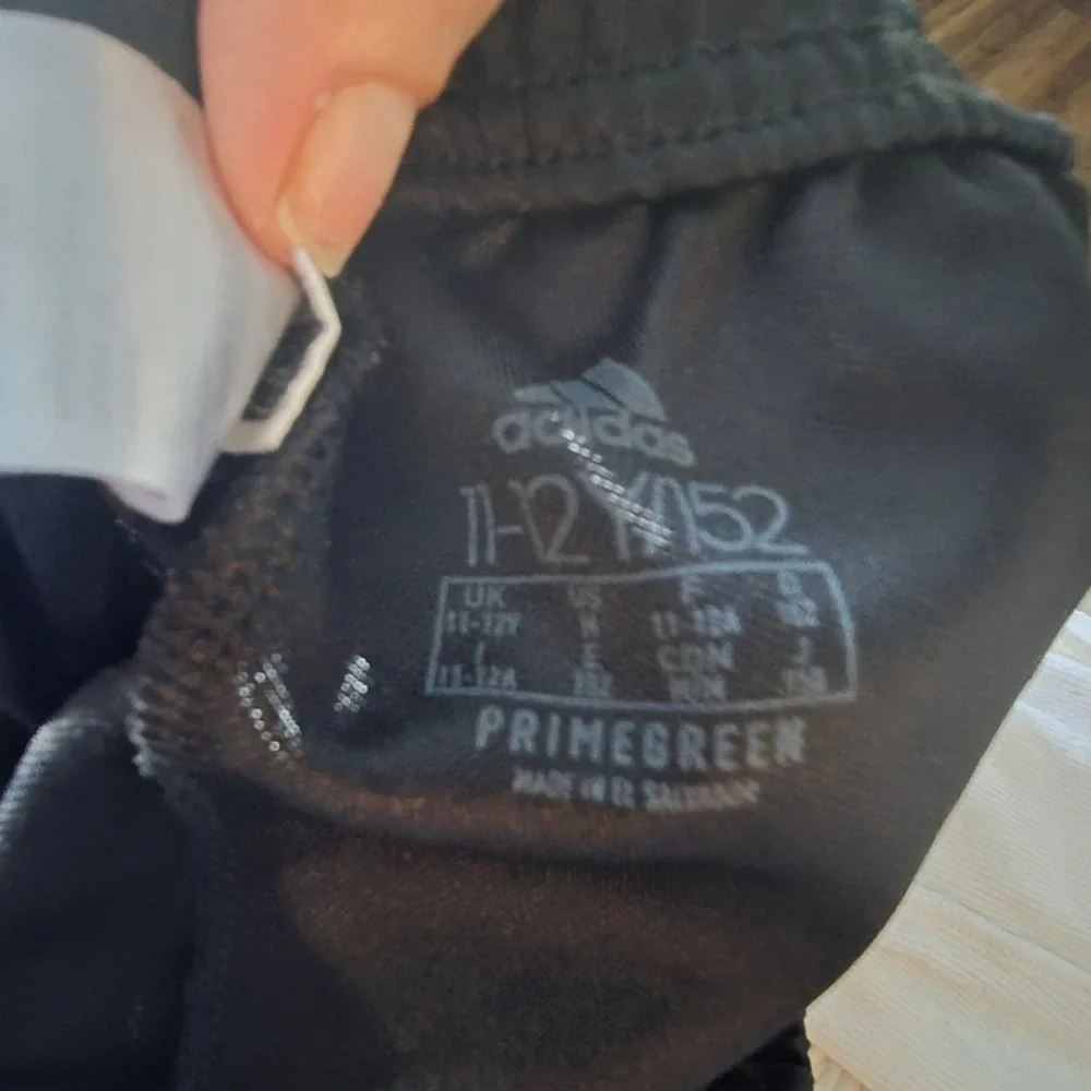 Adidas Kids Primegreen Tiro Track Pants Black Grey Size 11-12Y L Athleisure